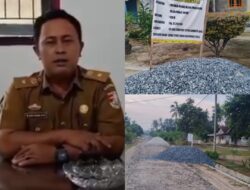 Tiyuh Sumber Jaya Bangun Jalan Rabat Beton Perdana Gunakan Dana Desa Tahap 2 Tahun Anggaran 2025