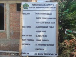 Tender Pembangunan Gedung Kemenag Lampung Diduga Sarat Kejanggalan: Pemenang Tidak Memenuhi Syarat dan Nama Perusahaan Berbeda