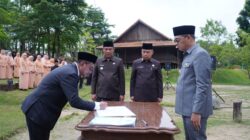 Bupati Tubaba Lantik Sekda dan Sejumlah Pejabat, Tekankan Profesionalisme dan Kolaborasi Birokrasi