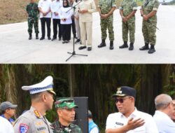 Wabup Nadirsyah Hadiri Pendaratan Dramatis F-16 di Tol Lampung