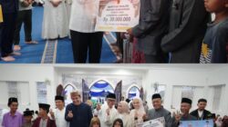 Safari Ramadan di Masjid Al-Falah Penengahan, Pemprov Lampung Salurkan Bantuan dan Santunan